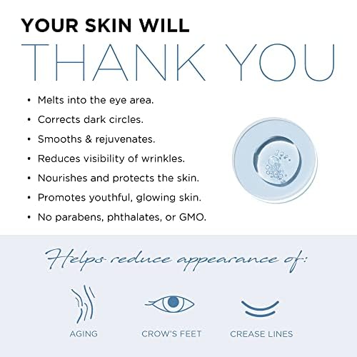 AZURE Hyaluronic & Collagen Anti Aging Eye Serum - Moisturizing, Replenishing & De-Puffing | Reduces Wrinkles, Fine Lines & Under Eye Bags | Locks In Moisture Hydrating Skin | - Pack of 2