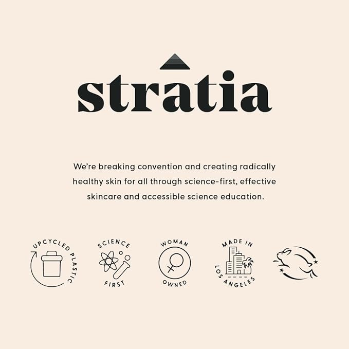 Stratia Soft Touch Dark Spot Corrector with 10% Mandelic Acid Serum for Fine Lines, Skin Texture & Blemishes - Collagen Booster, AHA Exfoliant and Pore Minimizer, 1.3 Fl Oz