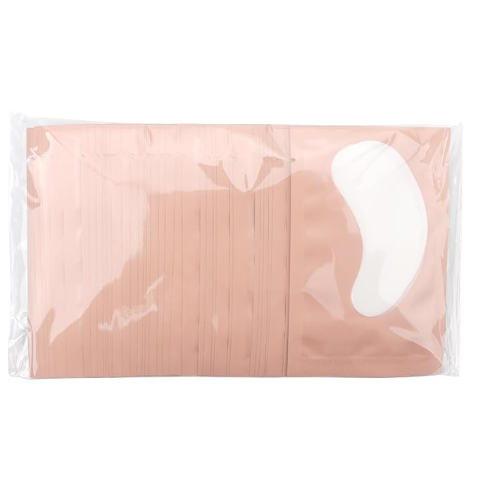100 Pairs Hydrogel Under Eye Gel Patches Lint Free Eye Lash Pads Eyelash Extension Tool Mask Eyepads (#2-Pink)
