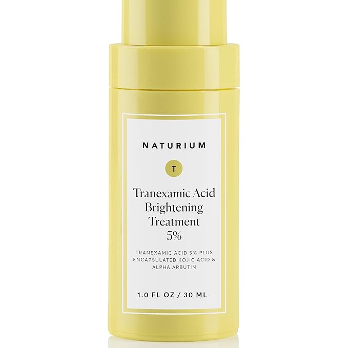 Naturium Multi-Bright Tranexamic Acid Treatment 5%, Skin Care with Encapsulated Kojic Acid & Alpha Arbutin, 1 Fl Oz
