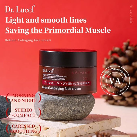 0.4% Retinol Anti-Aging Face Cream 30g / with Vitamin E, Nourishing Skin, Boosts Collagen, Reduces Fine Lines & Wrinkles, Evens skin tone, Enhances Skin's Radiance