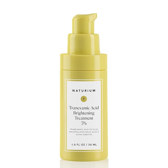 Naturium Multi-Bright Tranexamic Acid Treatment 5%, Skin Care with Encapsulated Kojic Acid & Alpha Arbutin, 1 Fl Oz