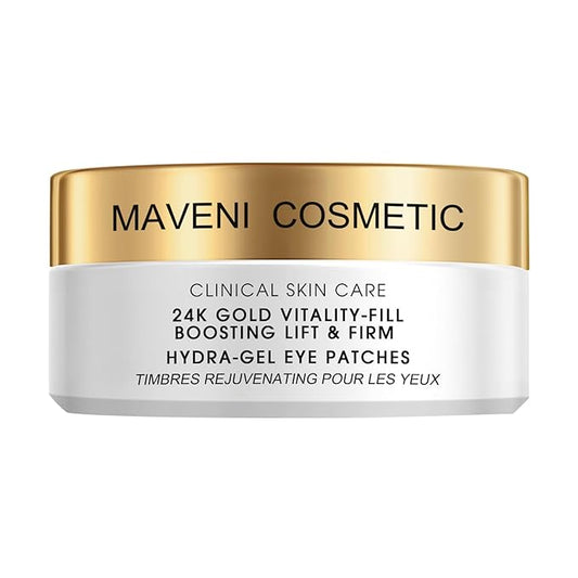 Gold Under Eye Patches-60 Pcs Eye Masks | Anti-Aging |Boost Lift & Firm the Look of the Eye Area |Eye Patches for Puffiness,Bags,Dark Circles (60 Count (Pack of 1), Under Eye Patches)