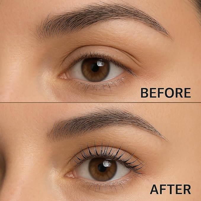 Natural Eyelash Growth Serum, Vegan and Cruelty-Free, Oil-Free Formula,3ml/0.1 fl oz