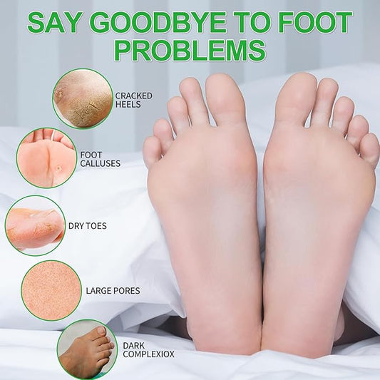 Pedicure Kit Foot Soak Set: Bubble Salt, Sugar Scrub, Massage Mask, Massage Lotion in a Box, 4 Step Foot Spa Kit for Dry Feet, Calluses and Tired Feet(3 Set Jasmine)