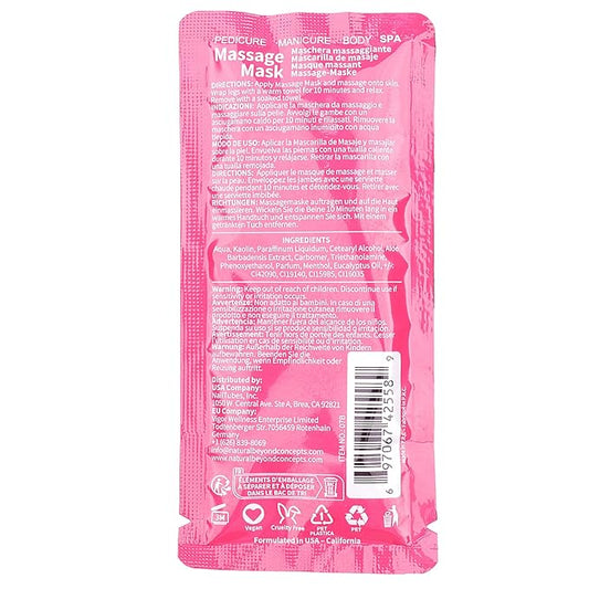 Pedicure Kit Foot Soak Set: Bubble Salt, Sugar Scrub, Massage Mask, Massage Lotion in a Box, 4 Step Foot Spa Kit for Dry Feet and Tired Feet(1 Set Rose