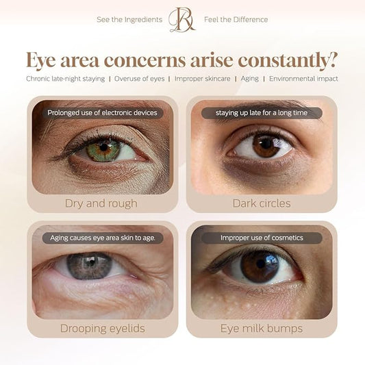 Decoder Oil Control Eye Serum Oil - Eye Skin Care Essence with Lavender Oil, Jojoba Oil, Squalane, Shea Butter, and Meadowfoam Oil - Purifying and Balancing Formula