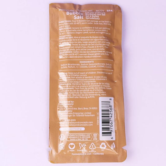 Pedicure Kit Foot Soak Set: Bubble Salt, Sugar Scrub, Massage Mask, Massage Lotion in a Box, 4 Step Foot Spa Kit for Dry Feet,Tired Feet(3 Set Pearl)