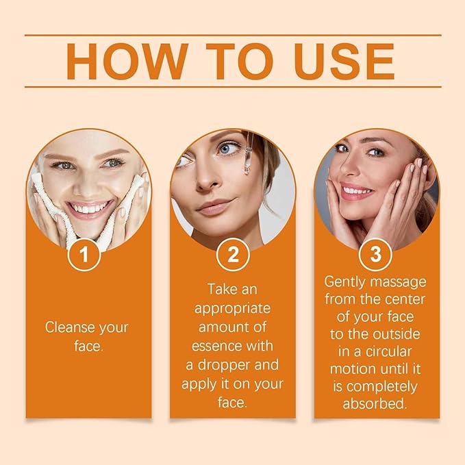 3Pcs Anti-wrinkle Firming Serum, Firm and Plump Face Serum, Anti-Aging Lifting Essence for All Skin Types, Hydrate & Moisturize, Reduce Fine Lines Firms Skin