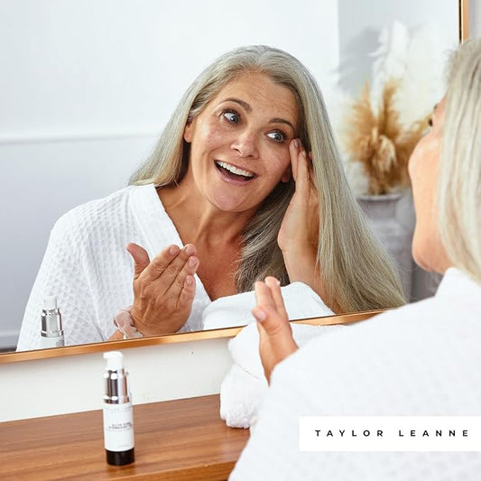 Eye Firming Serum Advanced Formula with Stem Cells Aloe Peptide - Anti Aging Reduce Wrinkles Fine Lines Dark Circles Undereye Puffy Bag Remover 0.5 oz