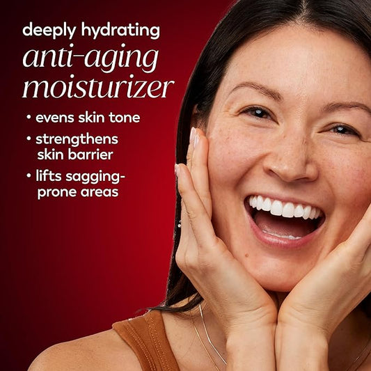 Olay Niacinamide Face Moisturizer, Firming Cream for Women, Non-Greasy - Anti-Wrinkle, Anti-Aging, Hydrating, Renewing, Stronger Skin Barrier, Smooths - Peptides, 1.7 Oz