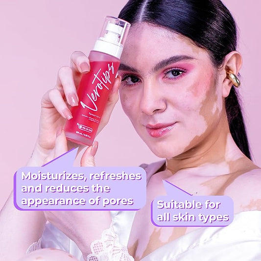 Skin Care Bundle with Facial Serum - Face Cleanser - Toner for Face - Verotips Womens Skin Care