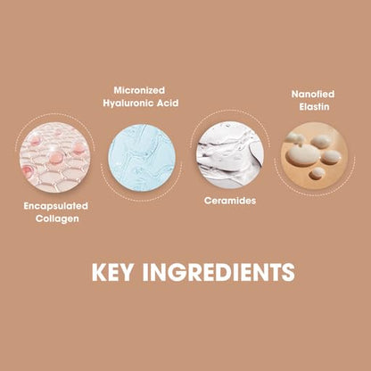 Consult Beaute Volumagen - Collagen Facial Serum Concentrate for Nourishing & Plumping Skin - Hydrates and Temporarily Fills for Smoother, Bouncy Skin - Hyaluronic Acid & Vitamin C - 2 Fl. Oz.