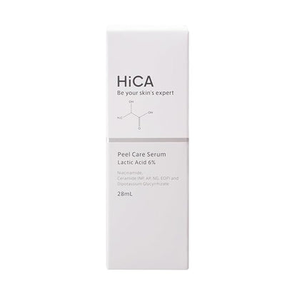 HiCA Peel Care Serum 6% Lactic Acid 28ml Keratin Care No Additives Moisturizing AHA Sensitive Skin Facial Peeling Solution