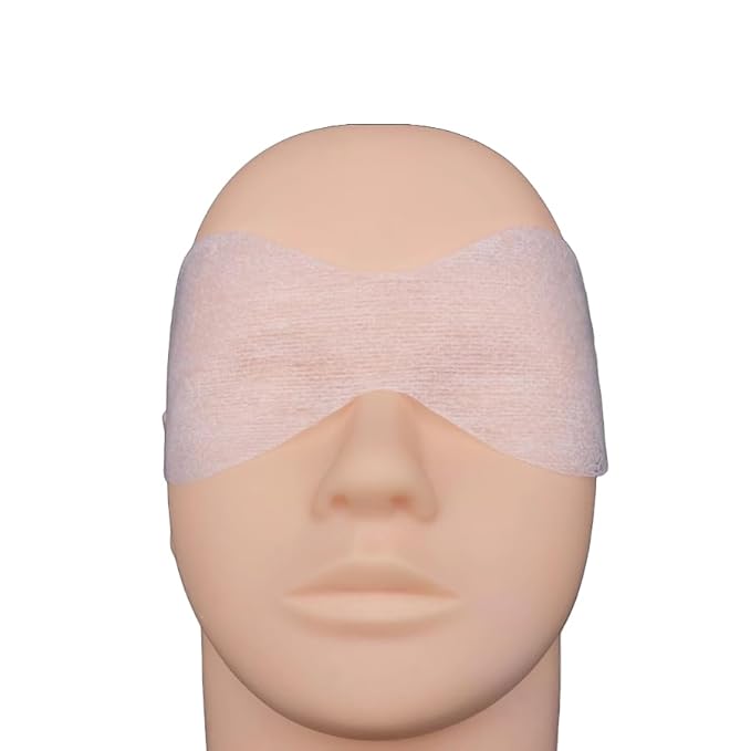100 Sheets Disposable Eye Masks Paper Non-Woven Eyes Covers Under Eye Patches Facial Spa Eyes Care DIY Eye Pads for Skincare Home Salon Beauty Tools