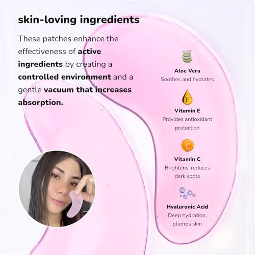 Eye Mask Under Eye Patches for Dark Circles and Puffiness Under Eye Mask for Refreshed and Brighter Eyes - Under Eye Patches for Dark Circles and Puffy Eyes -1 Count (20 pairs)