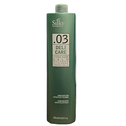 .03 Hydrating Hair Balm with Green Tea Extract - Daily Herbal Hair Treatment for Instant Hydration & Manageable Hair - Hair Mask 1000 ml