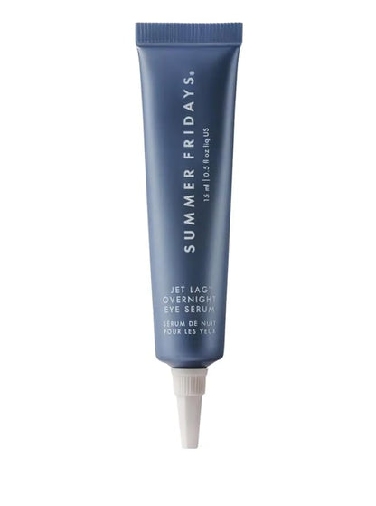 Summers Friday Jet Lag Overnight Eye Serum, Non-Comedogenic, Fine Line Reducing, 0.5 fl oz