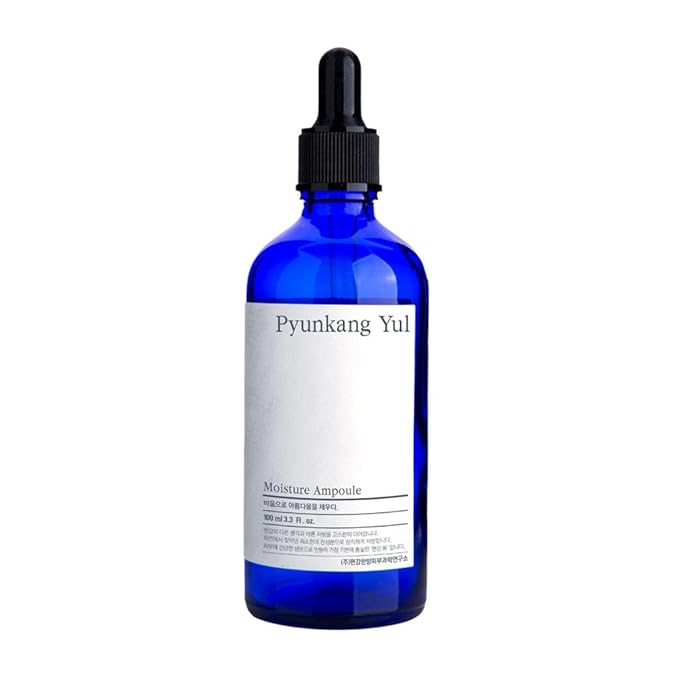 PYUNKANG YUL Moisture Ampoule - Korean Serum for Face - Making Moisture Barrier Maintaining the Skin Moisturized - Rapid Soothing Daily for Oily and Combination Skin Types - 3.4 Fl Oz