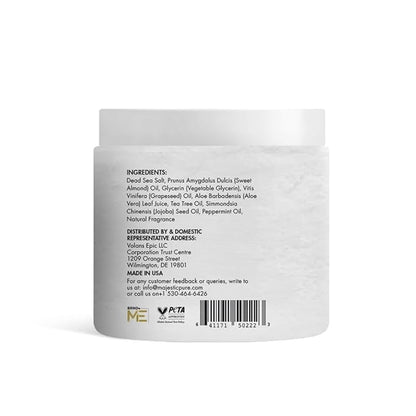 MAJESTIC PURE Tea Tree Foot & Body Scrub with Tea Tree Oil, Exfoliating Salt Scrub to Exfoliate & Moisturize Skin, Deep Cleansing - 10 oz