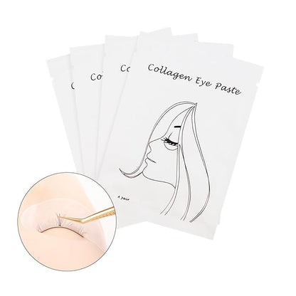 100 Pair Lint Free Hydrogel Eye Gel Patch Makeup Lash Lift Tools Under Eye Patch Pads for Eyelash Extension