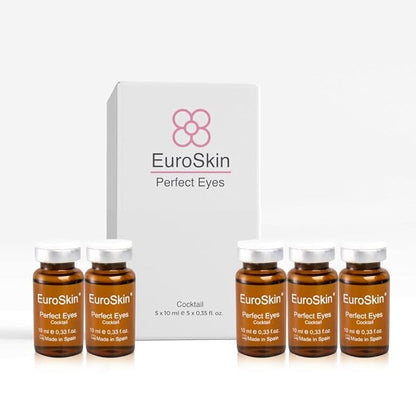 perfect eyes. Periocular and facial treatment. Prevent problems in the eye contour. Aestheticians' favorite liquid ampoules. Ampollas liquidas favorita por las esteticistas.