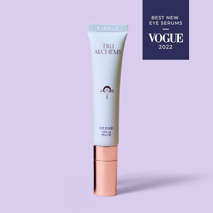 Tru Alchemy Spot Check + Eye Elixir Bundle | Brightening Serum + Spot Corrector with Niacinamide, TriDroxy Acid Blend, Hyaluronix + Cooling Eye Treatment with Hyaluronix, Caffeine, & Vitamin C