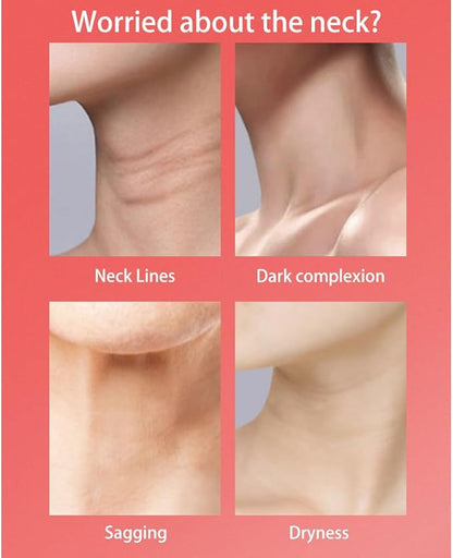JINGYAN Neck Face Massager,3 Colour Modes and Vibration Skin Care Beauty Device,Face, Eye, Neck Skin Care Tools