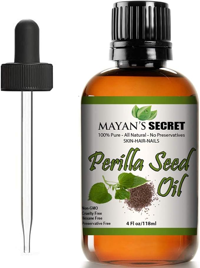 Perilla Seed Oil Omega-3 Essential Fatty Acid and Alpha-linolenic Acid for Skin