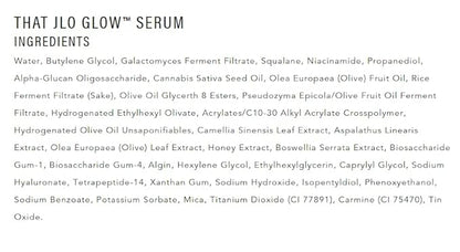 JLO BEAUTY That JLo Glow Serum | Skin Care that Tightens, Brightens and Hydrates, Made with Niacinamide and Squalane | 1.5 Oz (Exclusive Value Size)