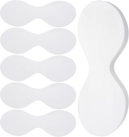 100 Sheets Disposable Non Woven Eye Mask, Cotton Eye Mask Paper, Eye Covers for Facials, Eye Masks for Skincare, Moisture Retention, Spa, Wrap