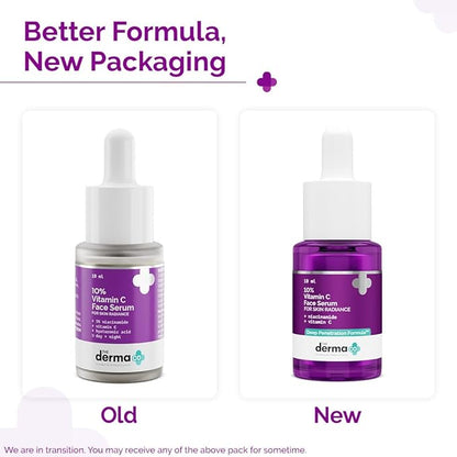 10% Vitamin C Face Serum | Helps Restore Natural Glow | Tightens Pores & Hydrates Dry, Dull Skin | Radiance Serum for All Skin Types | 0.34 Fl Oz/10ml