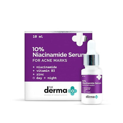 10% Niacinamide Face Serum for Acne Marks | Enriched with Zinc & Vitamin B3 | Lightweight Daily Serum for Clearer Skin | Day & Night Use | 0.33 Fl Oz (10ml)