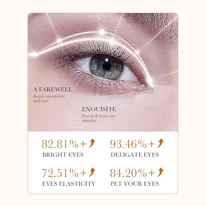 BIOAQUA Rice Raw Pump Eye Mask Dark Circles Eye Bags Nourish Repair 80g 60pcs/30pairs
