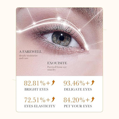 BIOAQUA Rice Raw Pump Eye Mask Dark Circles Eye Bags Nourish Repair 80g 60pcs/30pairs