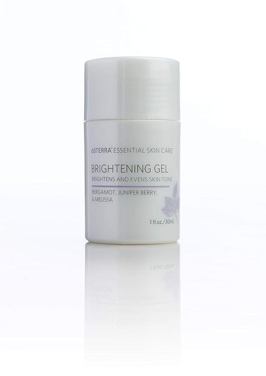 doTERRA Brightening Gel Evens Skin Tone Bergamot Juniper Berry Melissa Age Spots