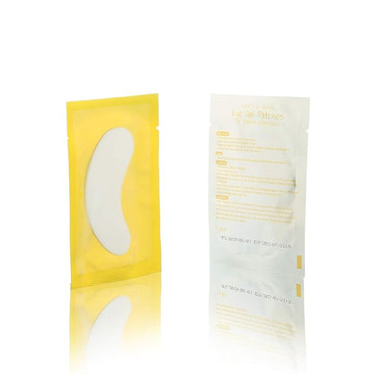 100 Pairs Set Under Eye Pads, Comfy and Cool Under Eye Patches Gel Pad for Eyelash Extensions Eye Mask Beauty Tool (Gold)