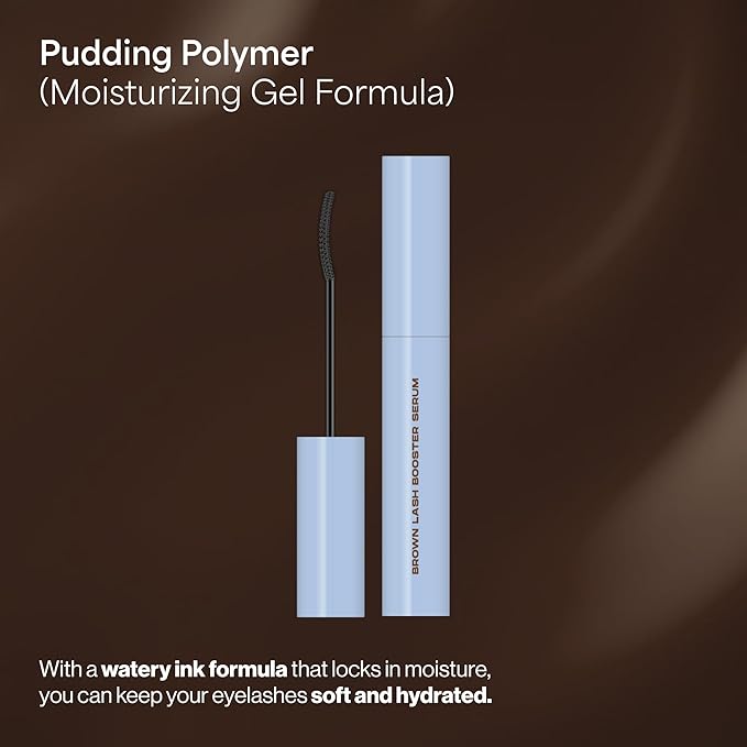 ENTROPY MAKEUP Eyelash Serum, Eyelash Growth Serum for Fuller Lashes, Biotin & Madecassoside Nourishment, Visible Results in 14 Days, Vegan & Cruelty-Free, Brown, 0.24 Oz