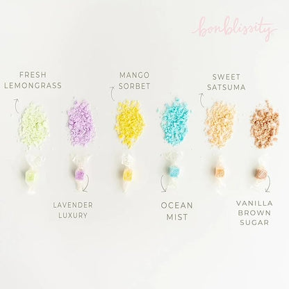 Bonblissity Sugar Cubes Candy Scrub, 30 pcs - Sugar Body Scrub Gift Set with Assorted Scents, Gentle Hand, Feet, and Body Exfoliator Turns into Lotions, Spa Small Gifts for Women and Men, Travel Size