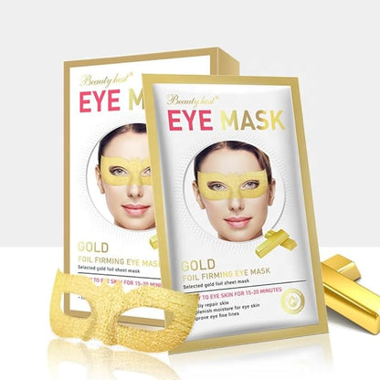 24 K Gold Eye Mask Puffy Eyes and Dark Circles Treatment Relieve Pressure and Reduce Wrinkles, Revitalize and Refresh Your Skin