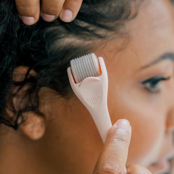 ROSELYNBOUTIQUE Derma Roller for Hair Beard Facial Skin Face 0.3mm 540 Microneedles Cosmetic Beauty Instrument Self-Care Gifts for Men Women