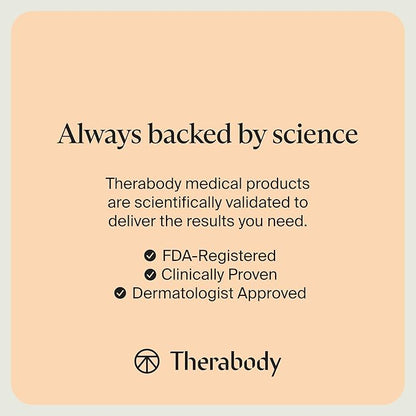 Therabody TheraFace Depuffing Wand – Cold and Heat Skincare Treatment to Depuff and Glow; Beauty Wand, Face Roller and Eye Massager for Eye Puffiness, Dark Circles and Skin Radiance (White)