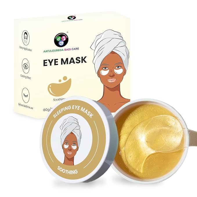 ABC Gold Eye Mask, Under Eye mask, and Collagen Eye Patches are suitable for puffy eyes and dark circles (30 Pair)