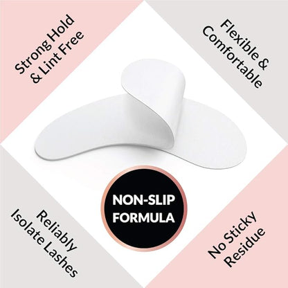 100 Pairs Under Eye Pads & Eyelash Extension Remover Gel | Lint Free Hydrogel Eye Patches for Lash Extensions & Lift | Effective Lash Glue Remover Gel for The Strongest Adhesives