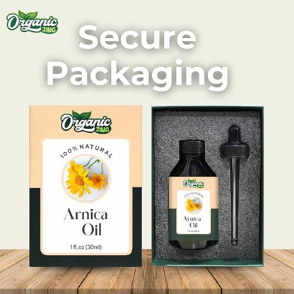 Arnica (Arnica Montana) Oil | Pure & Natural Essential Oil for Skincare, Hair Care & Massage - 30ml/1.01fl oz