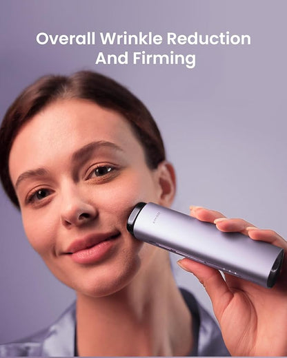 AMIRO R3 Turbo Facial Device, Precision Firming and Fine Line Smoothing Tool for Full Face, Eye Area & Jawline at-Home Therapy Purple