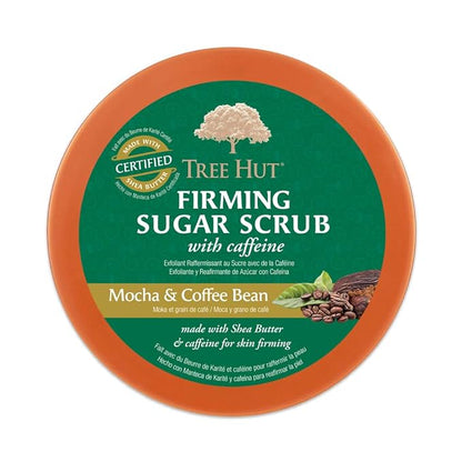 Tree Hut Ultra Hydrating and Exfoliating Sugar Scrub Mocha & Coffee Bean for Nourishing Essential Body Care, 18 Ounce