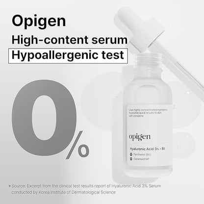 Hyaluronic Acid 3% + B5 Serum for Face with Panthenol, Ceramide, Intense Hydration, facial moisturizer, Visibly Plumped Skin 1oz Korean Skin Care