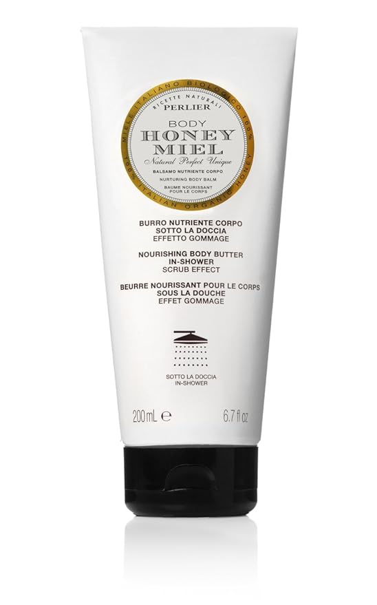 Perlier In-Shower Scrub Body Butter, Honey, 6.7 Fluid Ounce (B00NKNC44E)