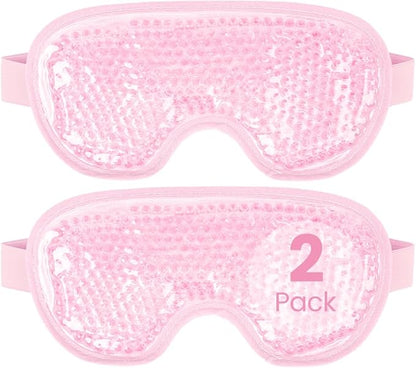 NEWGO Bundle of Cooling Eye Mask and Ice Bag 6 Inch
